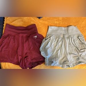 Gymshark 2 in 1 running shorts